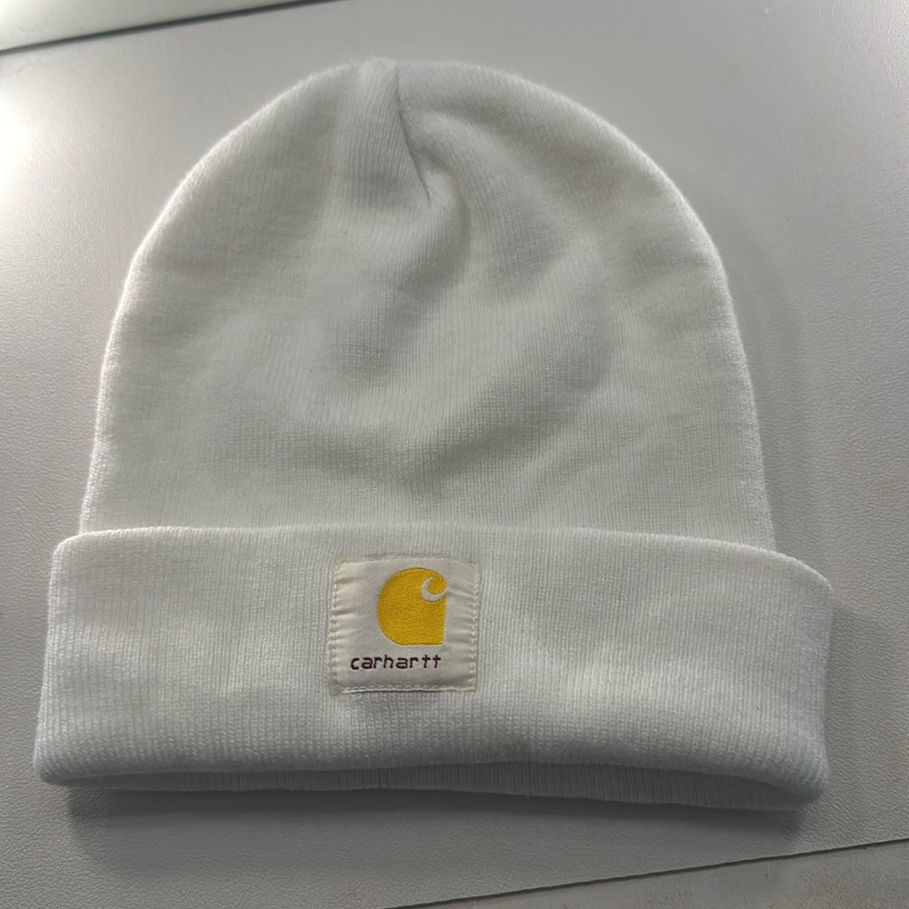 white carhart beanie